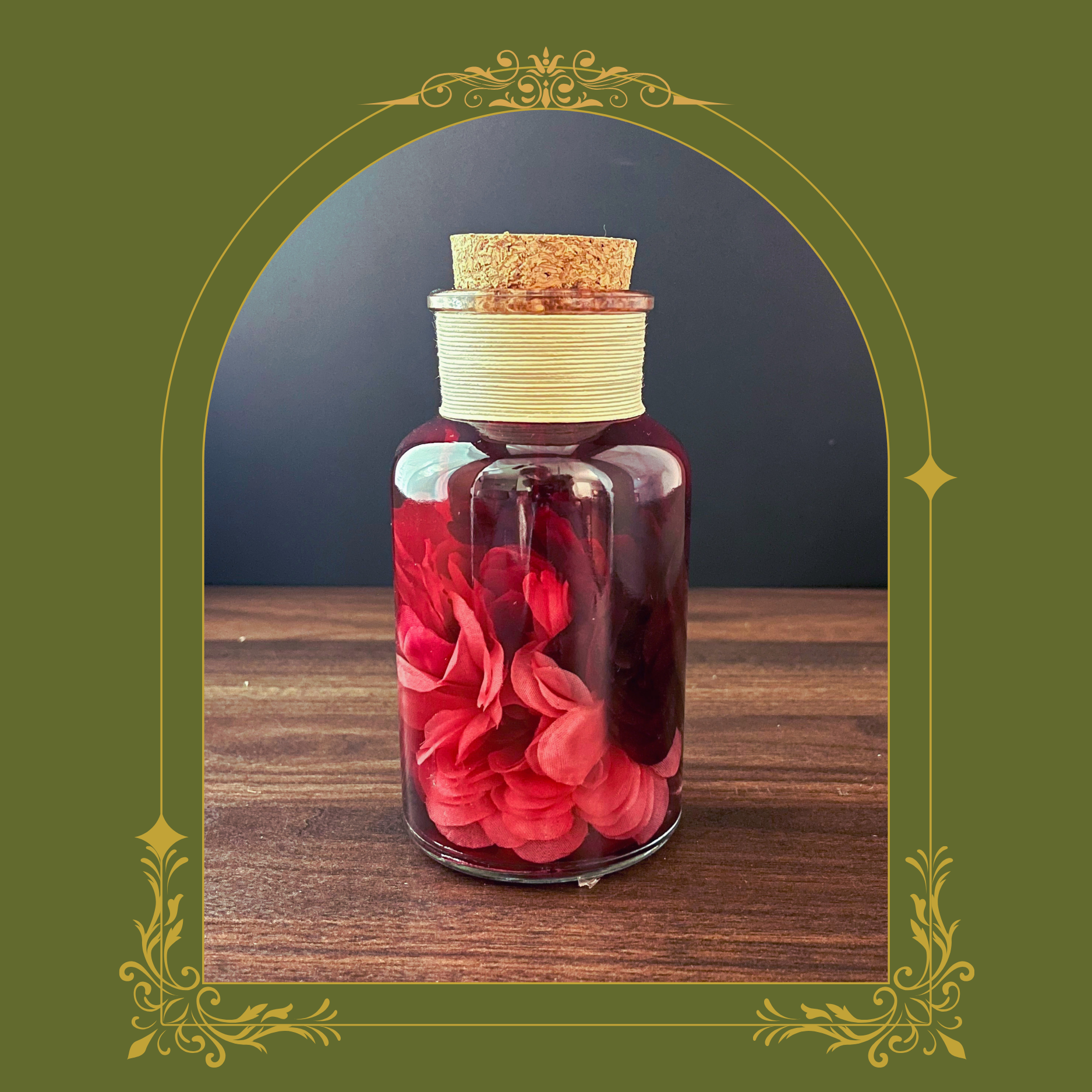 Rose ball Botanical Specimen