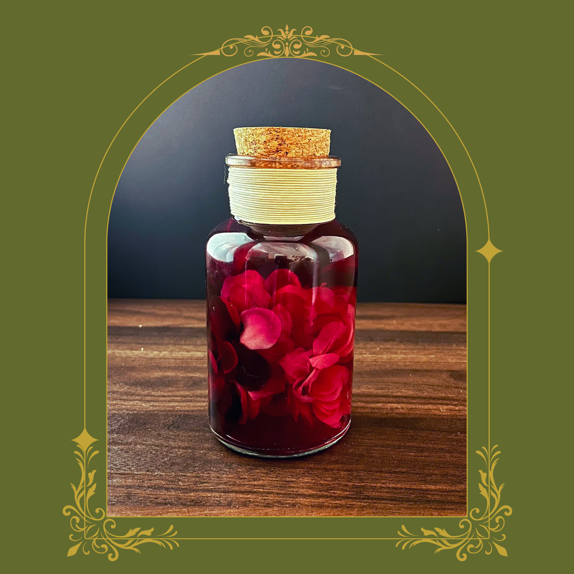 Rose ball Botanical Specimen