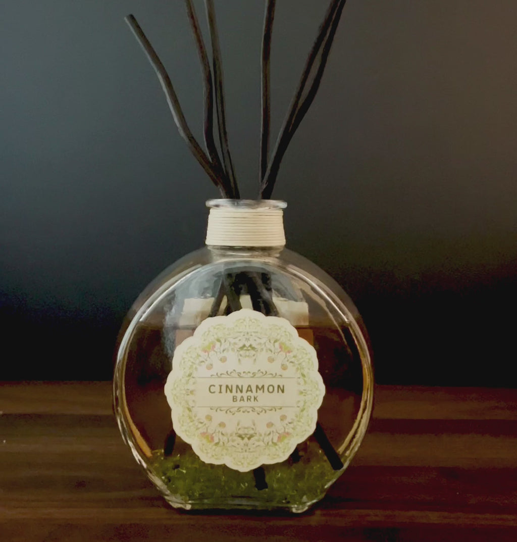 Cinnamon Bark Reed Diffuser Set