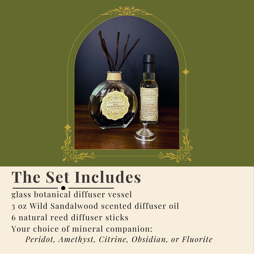 Wild Sandalwood Reed Diffuser Set